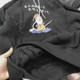 Áo Hoodie logo in nổi chữ hàn form dưới 70kg thun nỉ ngoại mềm mịn