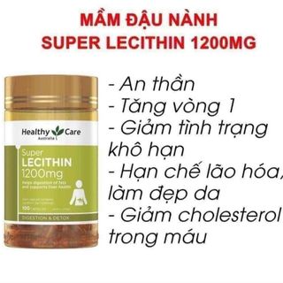 Viên mầm Healthy Care Lecithin Úc