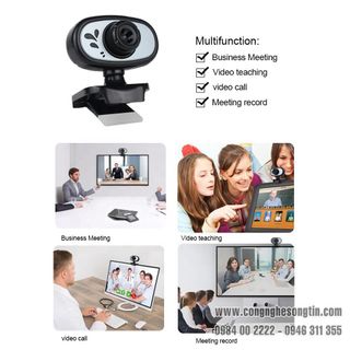 Webcam mini Kisonli 640p Full HD PC-3 có mic