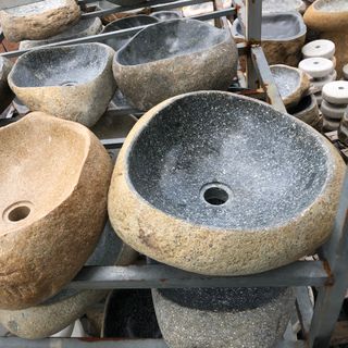 Chậu rửa lavabo đá tự nhiên HD03| Nội thất Hồng Đạt