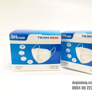 Khẩu trang TWN95 có van 5 lớp kháng khuẩn (10 cái/hộp)