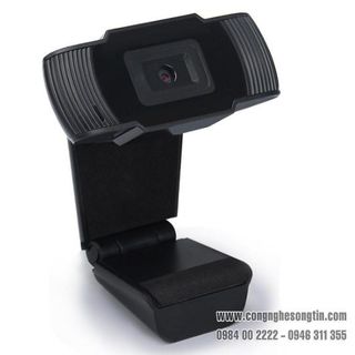 Webcam HD 720p kèm micro tiện dụng