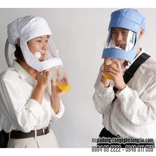Mũ bảo hộ Vihood - Mũ cách ly di động phòng chống dịch Covid
