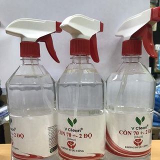 Cồn 70 độ V Clean 1000ml (vòi xịt)
