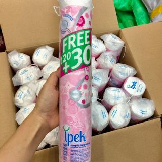 Bông tẩy trang Ipek 120+30 miếng