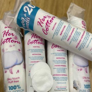 Bông tẩy trang Her Cottons 100 +20PCS