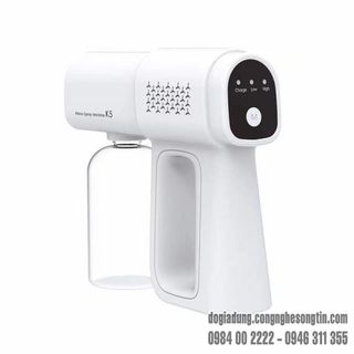 Súng phun khử khuẩn Nano Spray Machine K5 dung tích chứa cồn 380ml