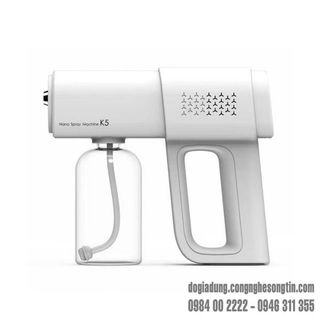 Súng phun khử khuẩn Nano Spray Machine K5 dung tích chứa cồn 380ml