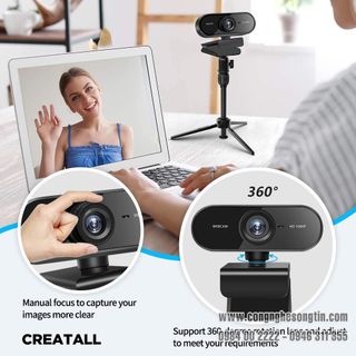 Webcam Full HD 1080p có mic