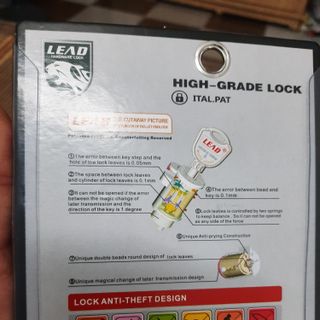 Khóa đĩa chống trộm xe máy Lead