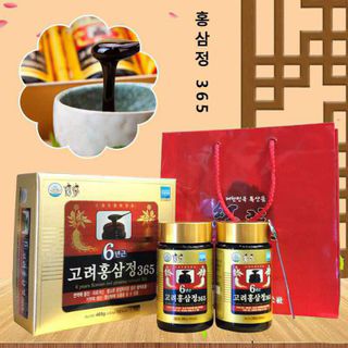 CAO HỒNG SÂM 365 HÀN QUỐC HỘP 2 LỌ