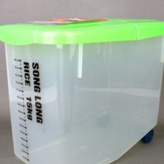 thùng đựng gạo 15kg song long có bánh xe