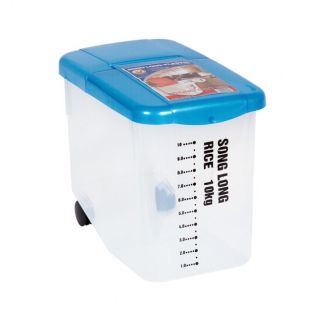 thùng đựng gạo 15kg song long có bánh xe