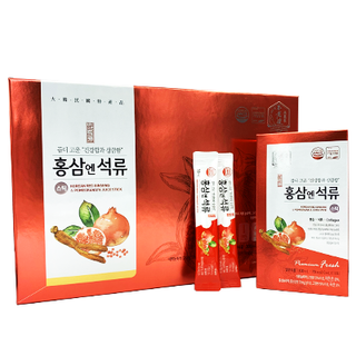 NƯỚC HỒNG SÂM LỰU COLLAGEN - KOREAN Hộp 30 stick x 10ml
