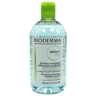 Nước tẩy trang Bioderma Sebium 500ml Pháp màu xanh