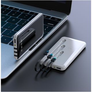 Pin sạc dự phòng YM276S 20000mAh nhỏ gọn di động đi kèm với dây cáp sạc tiện dụng