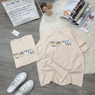 Áo thun hình 2 mặt hàng Qc