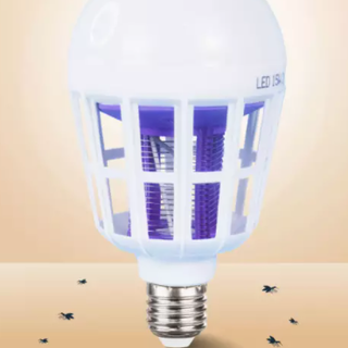 ĐÈN BẮT MUỖI 15W DÙNG ĐIỆN CHUI E27 ánh sáng trắng