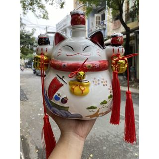 Bình mèo mai mắn rất đẹp 25cm