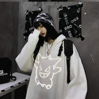 Áo hoodie in phản quang màu bạc thun nỉ ngoại decal in xịn form dưới 70kg