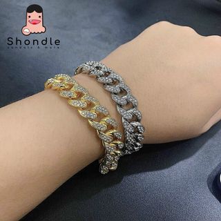 Vòng tay mạ vàng đính đá sỉ ll