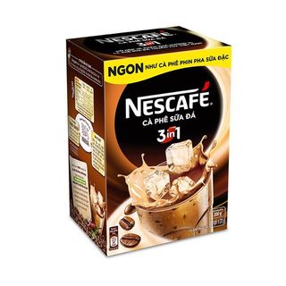 Cà phê Nescafé 3 in 1 vị cà phê sữa đá ( hộp 10 gói x 20g ) Thùng 36 hộp