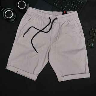 Short lưng thun dây rút - kaki co giãn