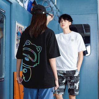 Áo thun phản quang 7 màu gấu form dưới 75kg