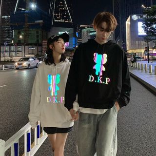 Áo Hoodie phản quang 7 màu DKP form dưới 70kg decan in xịn