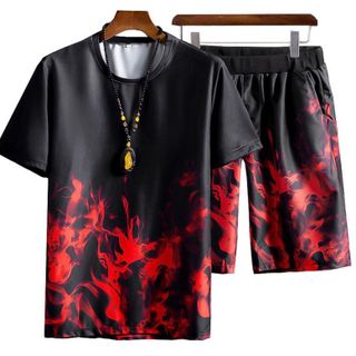 Set Bộ Thể Thao Nam Họa Tiết Sành Điệu