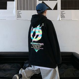 Áo Hoodie phản quang 7 màu MRDERECTION form dưới 70kg decan in xịn