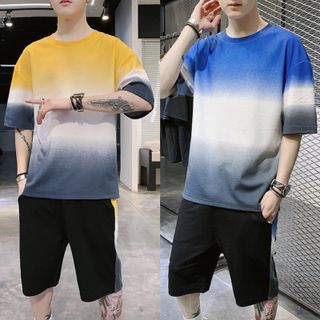 Set Bộ Thể Thao Nam Loang Màu Thời Trang Hot