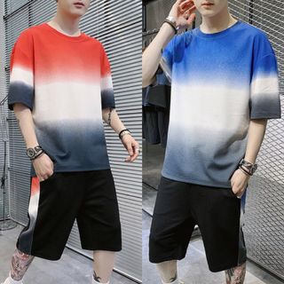 Set Bộ Thể Thao Nam Loang Màu Thời Trang Hot