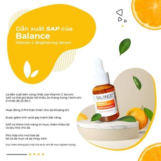 SERUM TRẮNG DA, MỜ THÂM BALANCE ACTIVE FORMULA VITAMIN C 30ML