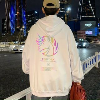 Áo Hoodie phản quang 7 màu UNICORN form dưới 70kg decan in xịn