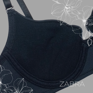 Áo Lót ZABRA A105,đệm mỏng tim, Thun Lạnh 3 móc Cài