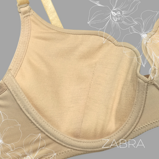 Áo Lót ZABRA A105,đệm mỏng tim, Thun Lạnh 3 móc Cài
