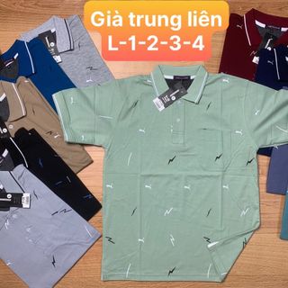 [HCM] Áo Thun Cổ Trụ Trung Niên From Rộng Tay Lỡ Sọc Ngang Thanh Lịch Size Từ 50 - 85kg