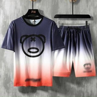 Set Bộ Nam Loang Màu In Hình Cá Tính