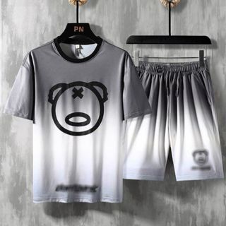 Set Bộ Nam Loang Màu In Hình Cá Tính