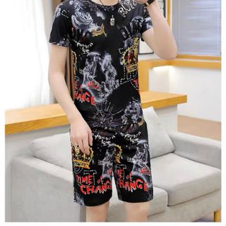 Set Bộ Nam Thể Thao In Họa Tiết Lạ Cực Hot