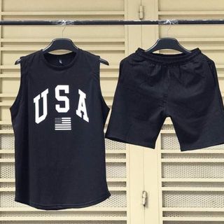 Set Bộ Nam Tập Thể Thao GYM Thoáng Mát