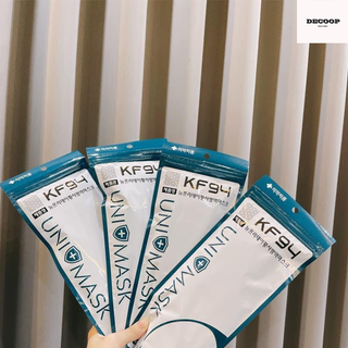 thùng khẩu trang 4D Uni Mask KF94 lọc bụi mịn, kháng khuẩn 4 lớp, thiết kế 4d dễ thở không dính son(300 chiếc)