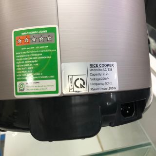 Nồi Cơm Điện LivingCook LC-638 2,2L hàng chính hãng