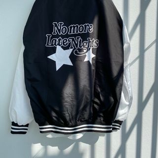 Áo khoác dù bomber No more late nights trẻ trung, năng động
