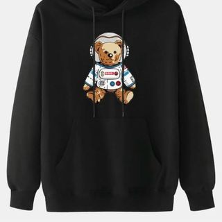 Áo hoodie gấu thám hiểm nỉ ngoại trẻ trung, năng động from dưới 70kg giá sỉ