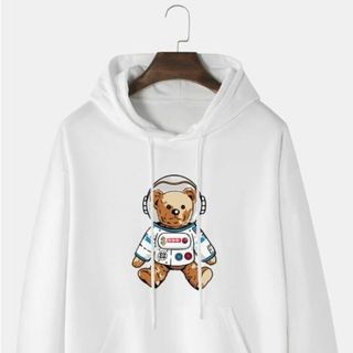 Áo hoodie gấu thám hiểm nỉ ngoại trẻ trung, năng động from dưới 70kg