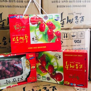 Táo đỏ sấy khô Hàn Quốc BOEUN JUJUBE thùng 20 hộp 700g