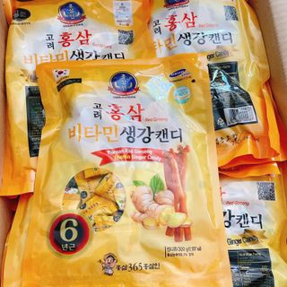 Kẹo Gừng Vitamin 365 Hồng Sâm Nội Địa Hàn Quốc