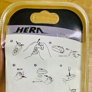 Đèn Trước Ánh Sáng Trắng Hiệu HERA Cho Xe Đạp